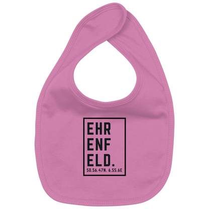 Ehrenfeld Koordinaten (großer Druck auf der Brust) - Organic Baby-Lätzchen