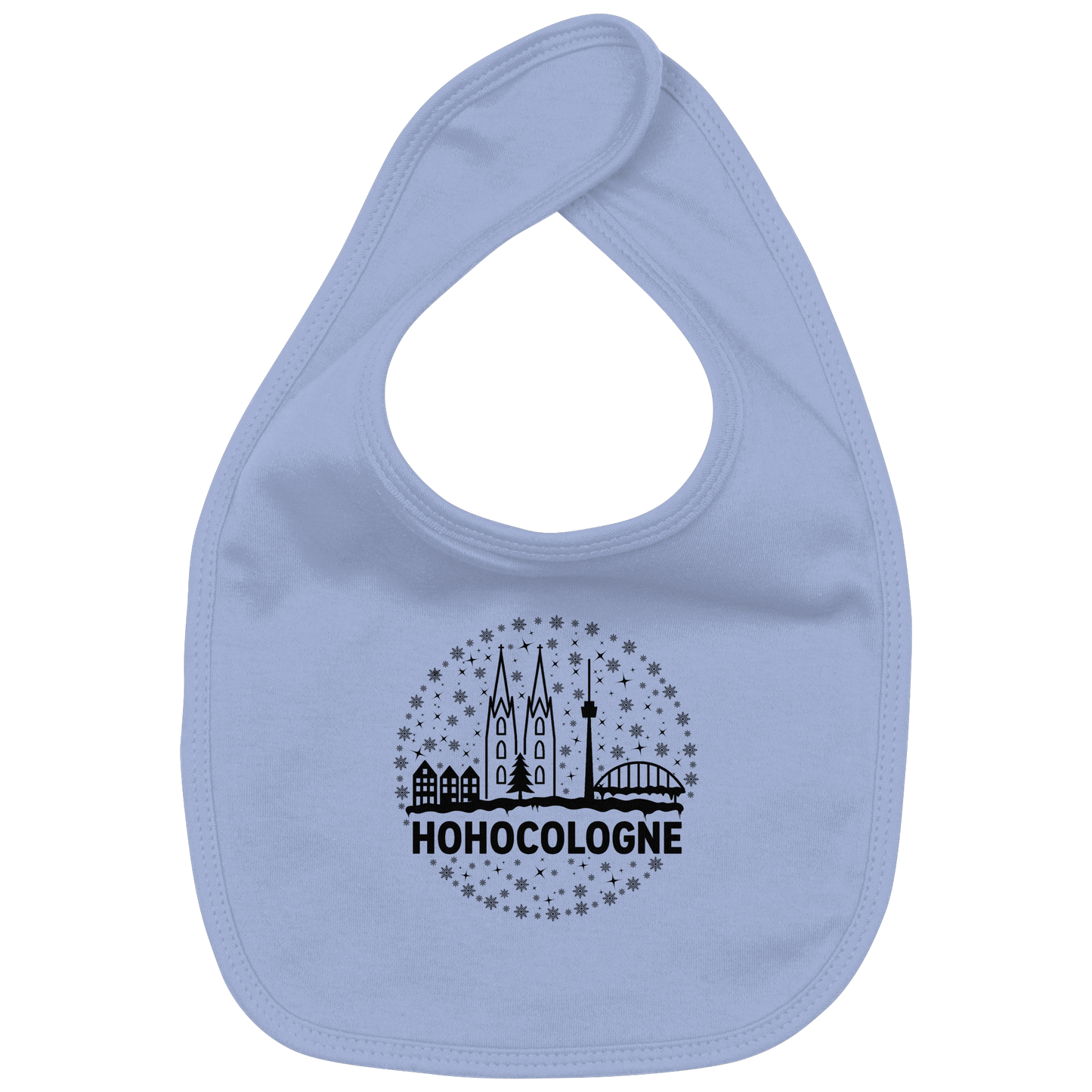 HOHOCologne Druck - Organic Baby-Lätzchen