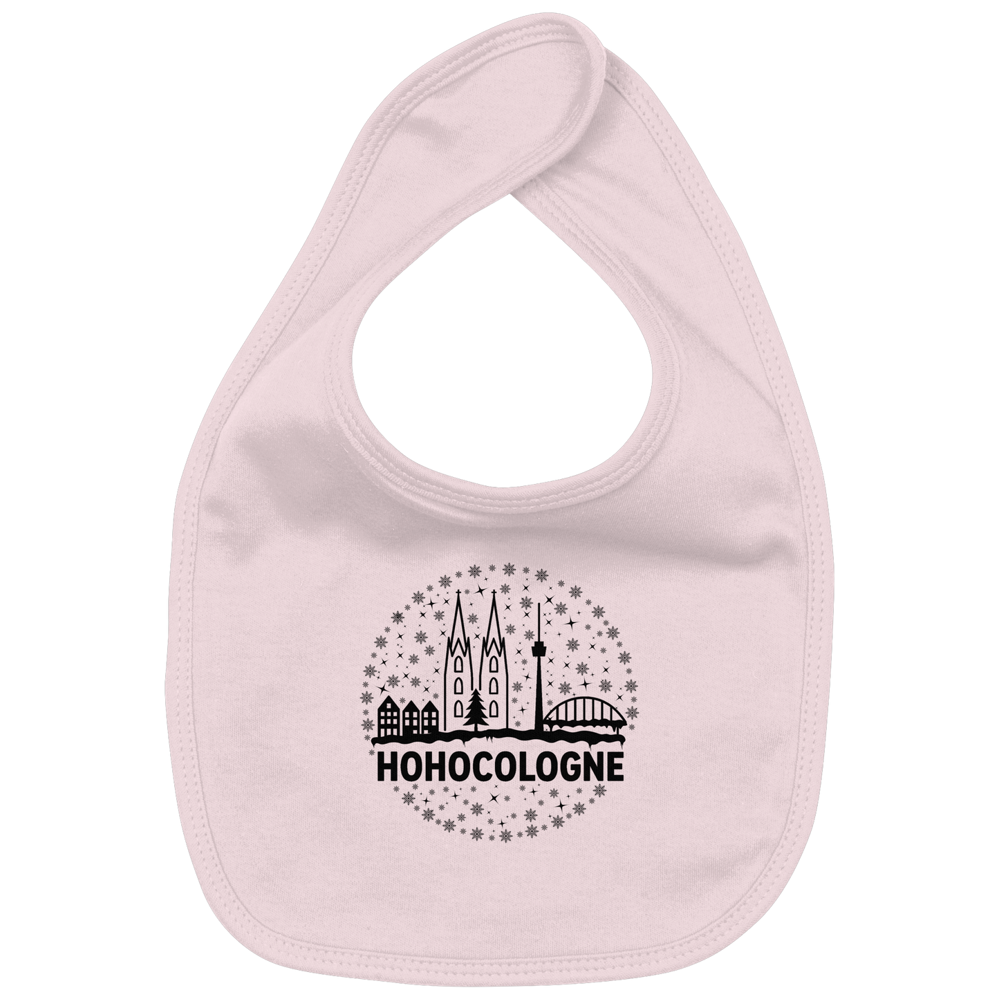 HOHOCologne Druck - Organic Baby-Lätzchen