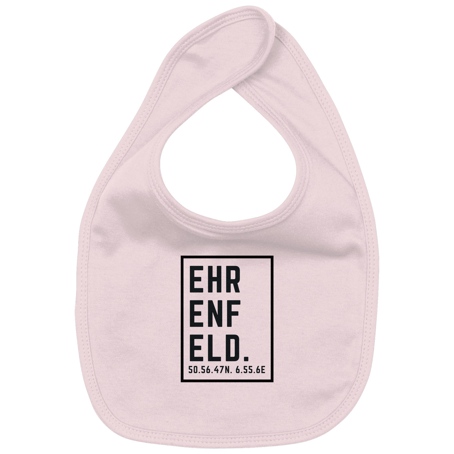 Ehrenfeld Koordinaten (großer Druck auf der Brust) - Organic Baby-Lätzchen