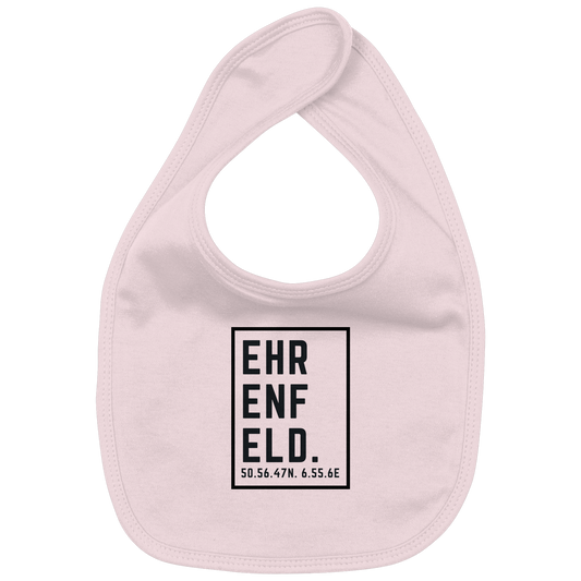 Ehrenfeld Koordinaten (großer Druck auf der Brust) - Organic Baby-Lätzchen