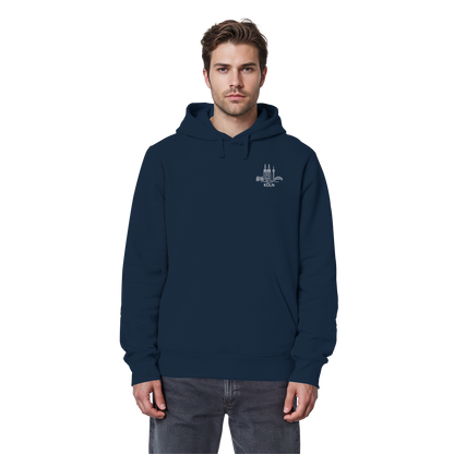 Köln Skyline Stick - Organic Basic Hoodie