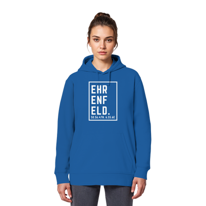 Ehrenfeld Koordinaten (großer Druck auf der Brust) - Organic Basic Hoodie