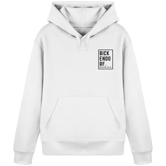 Bickendorf Koordinaten (kleiner Druck auf der Brust) - Organic Basic Hoodie