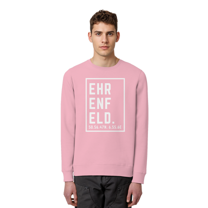 Ehrenfeld Koordinaten (großer Druck auf der Brust) - Organic Basic Unisex Sweatshirt