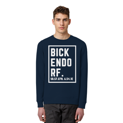 Bickendorf Koordinaten (großer Druck auf der Brust) - Organic Basic Unisex Sweatshirt