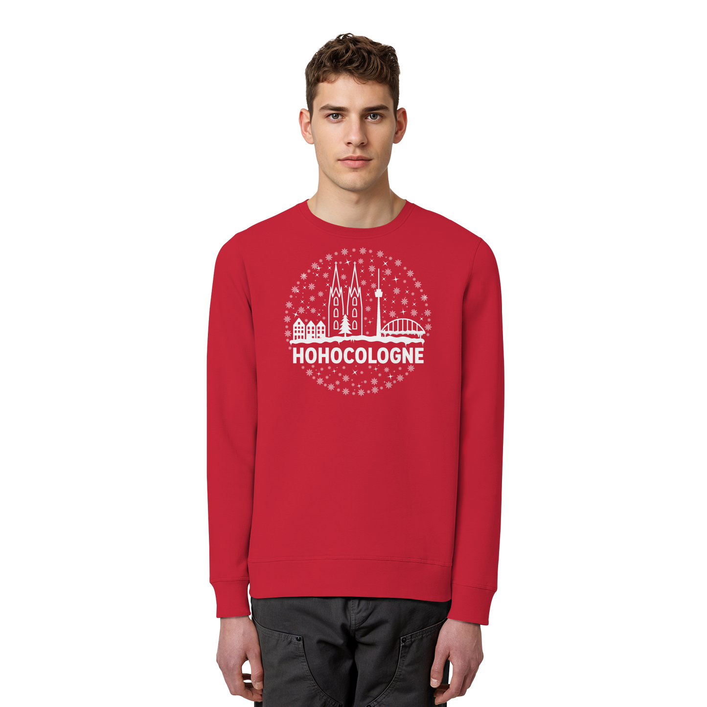 HOHOCologne Druck - Organic Basic Unisex Sweatshirt