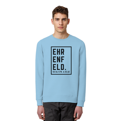 Ehrenfeld Koordinaten (großer Druck auf der Brust) - Organic Basic Unisex Sweatshirt