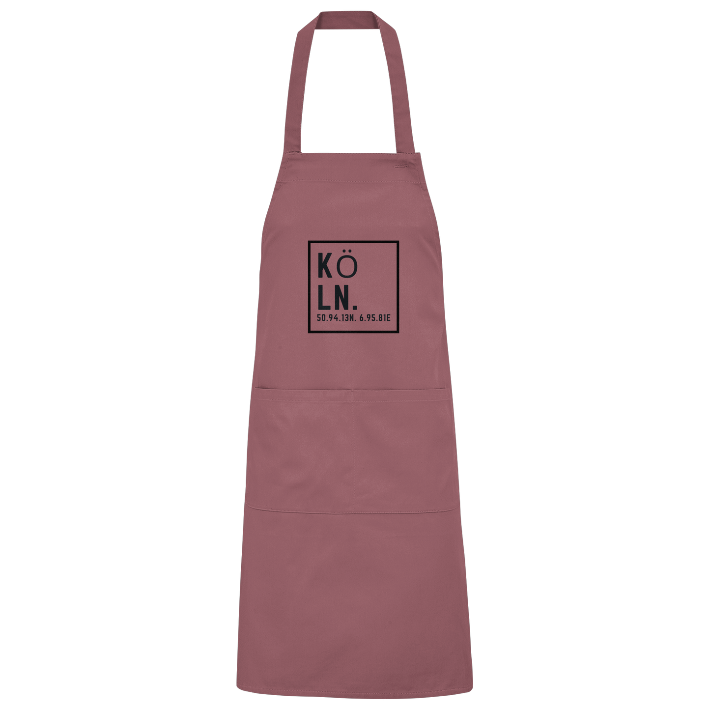 Köln Koordinaten (Druck) - Accessoires - Organic Grillschürze