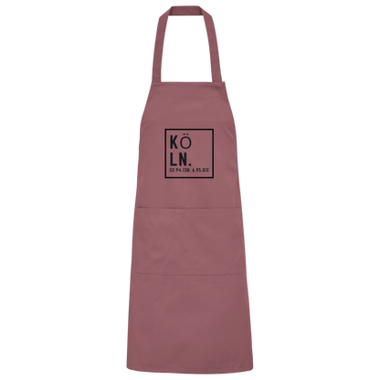 Köln Koordinaten (Druck) - Accessoires - Organic Grillschürze