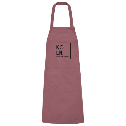 Köln Koordinaten (Druck) - Accessoires - Organic Grillschürze
