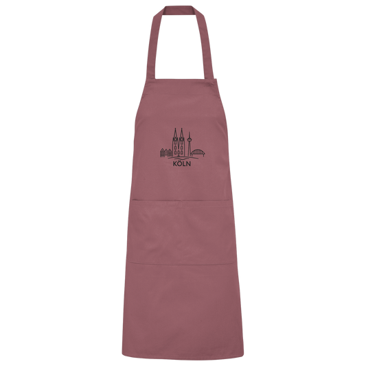 Köln Skyline (Druck) - Accessoires - Organic Grillschürze