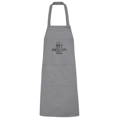 Köln Skyline (Druck) - Accessoires - Organic Grillschürze