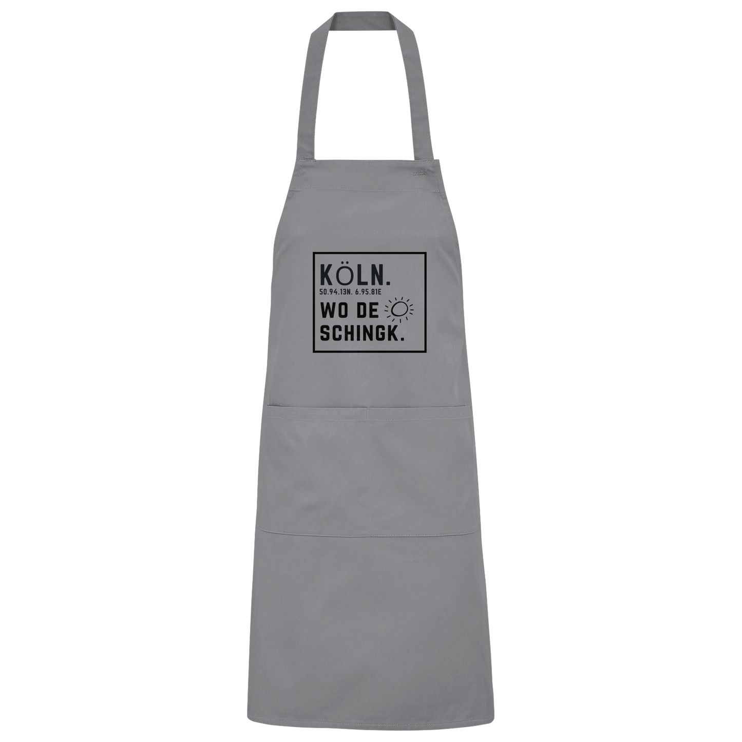 Wo de Sonn schingk - Köln Druck - Accessoires - Organic Grillschürze