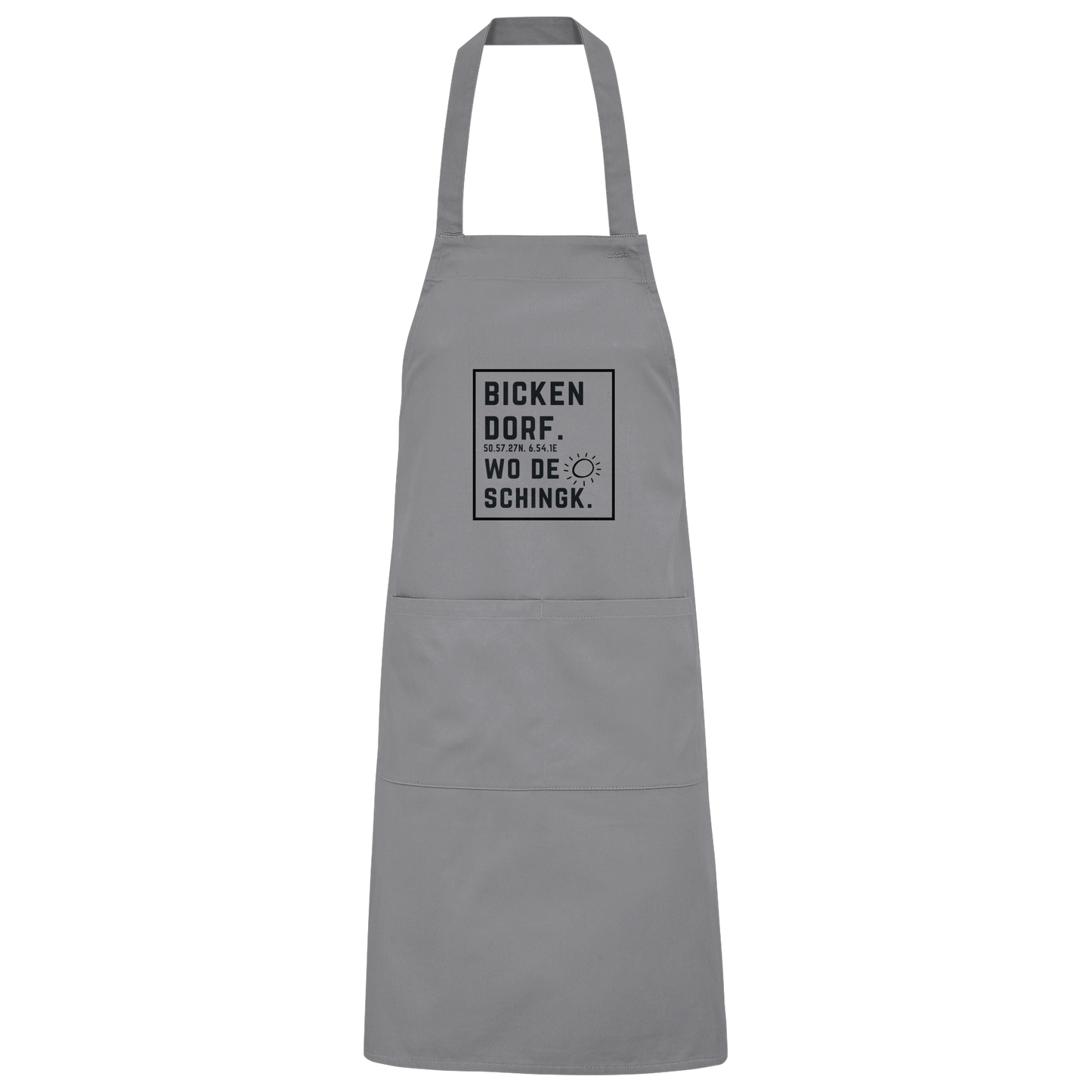 Wo de Sonn schingk - Bickendorf Druck - Accessoires - Organic Grillschürze