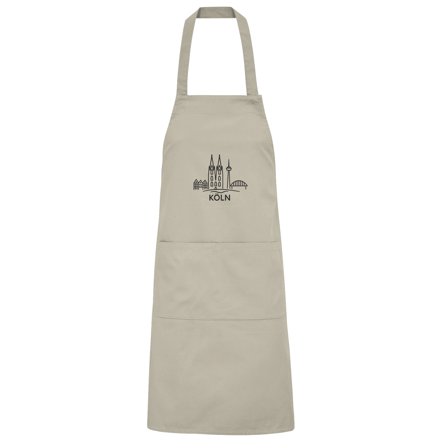 Köln Skyline (Druck) - Accessoires - Organic Grillschürze