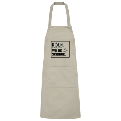 Wo de Sonn schingk - Köln Druck - Accessoires - Organic Grillschürze