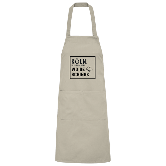 Wo de Sonn schingk - Köln Druck - Accessoires - Organic Grillschürze