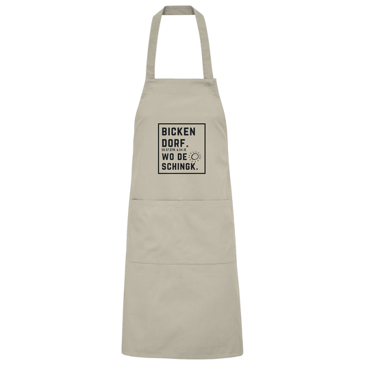 Wo de Sonn schingk - Bickendorf Druck - Accessoires - Organic Grillschürze