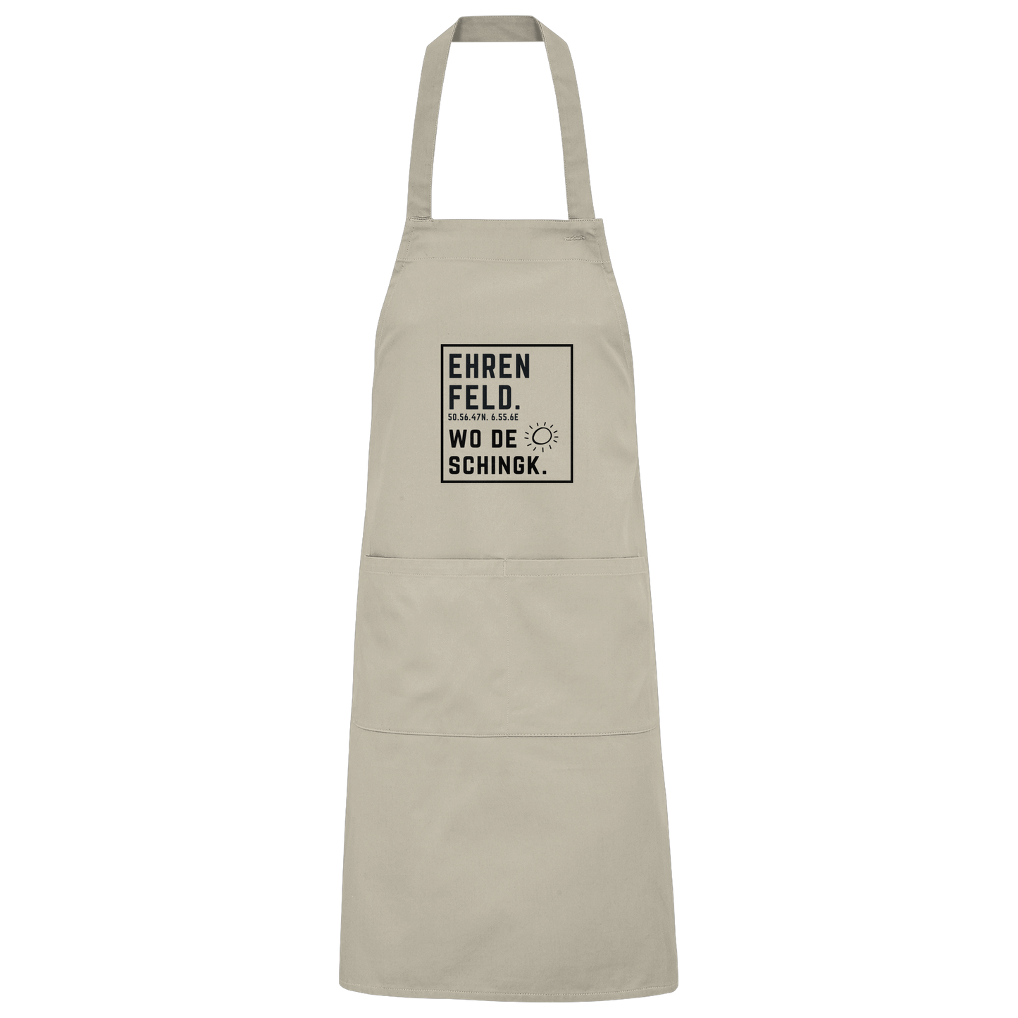 Wo de Sonn schingk - Ehrenfeld Druck - Accessoires - Organic Grillschürze