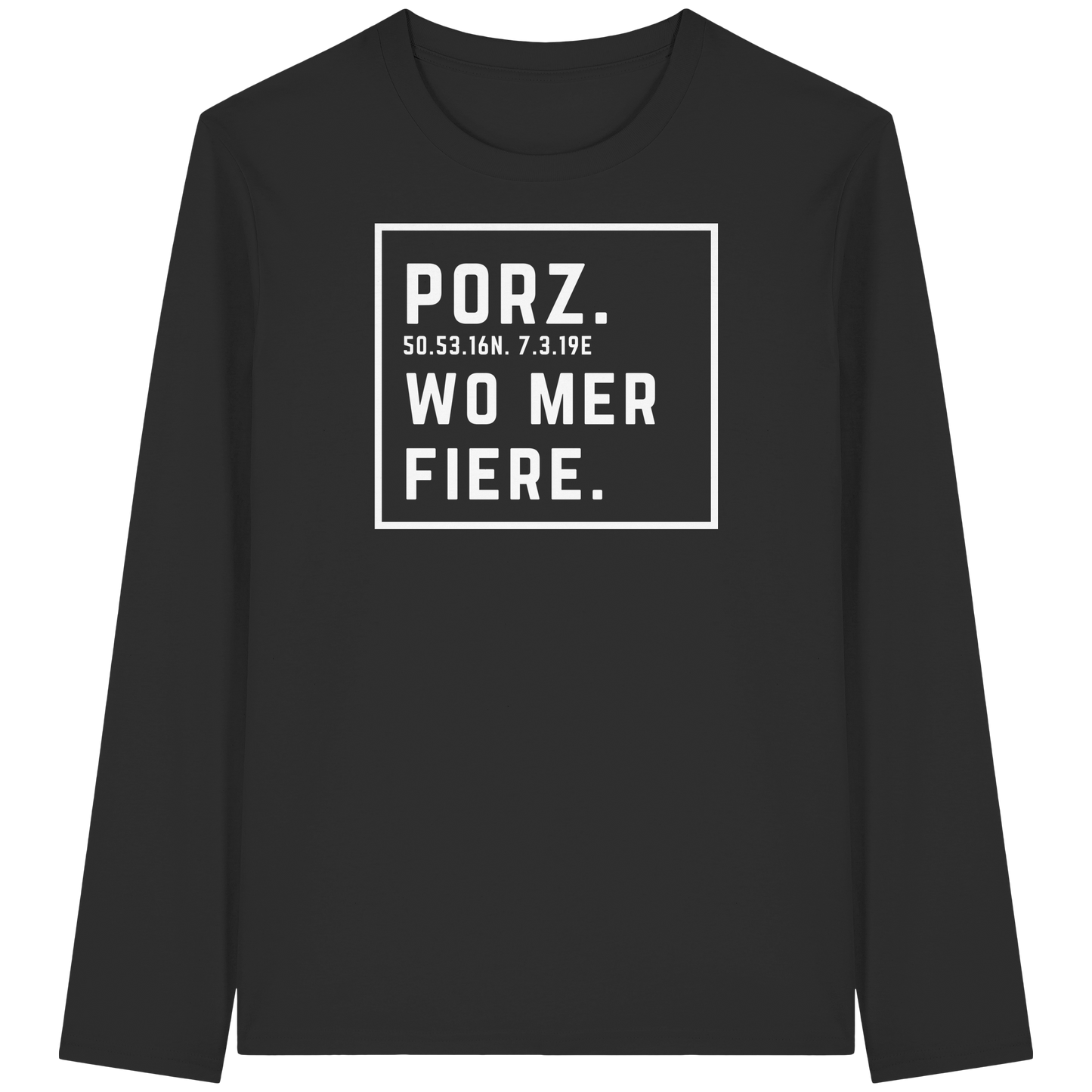 Porz Fiere Druck  - Organic Longsleeve T-Shirt