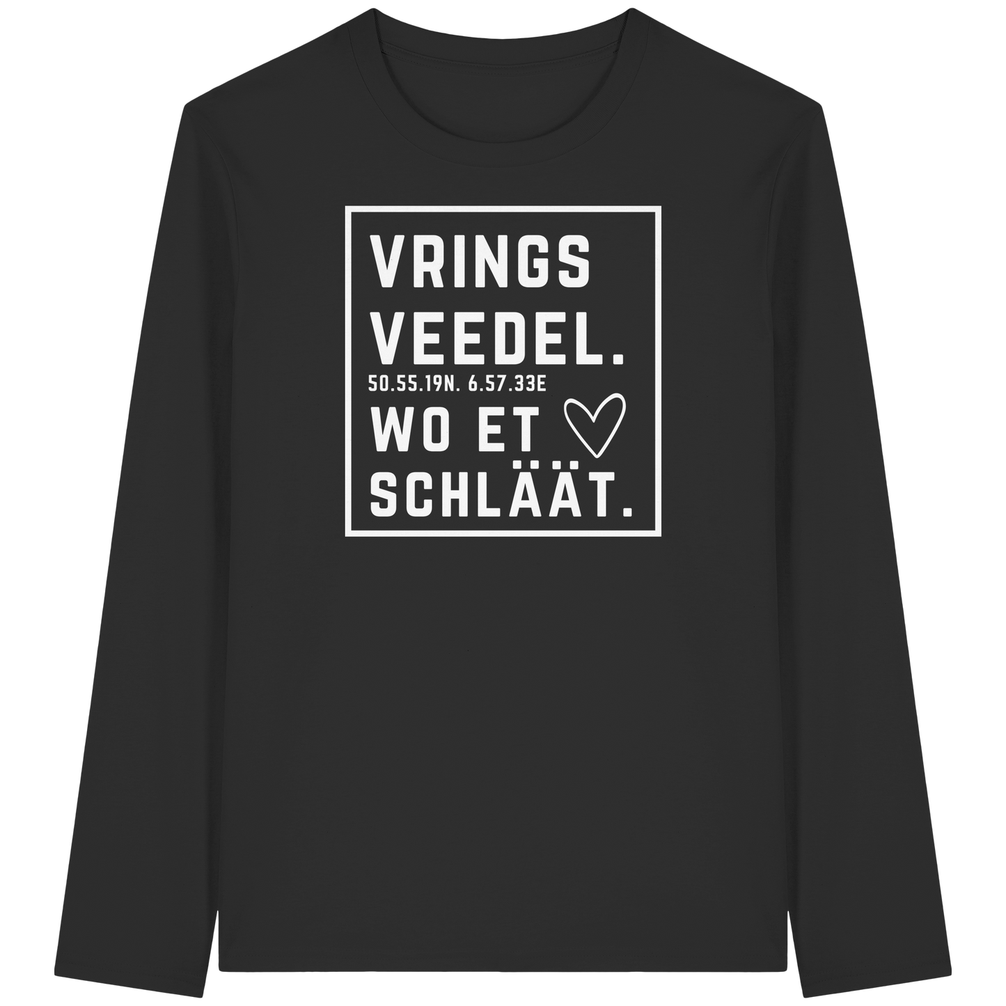Vringsveedel Hätz Druck - Organic Longsleeve T-Shirt