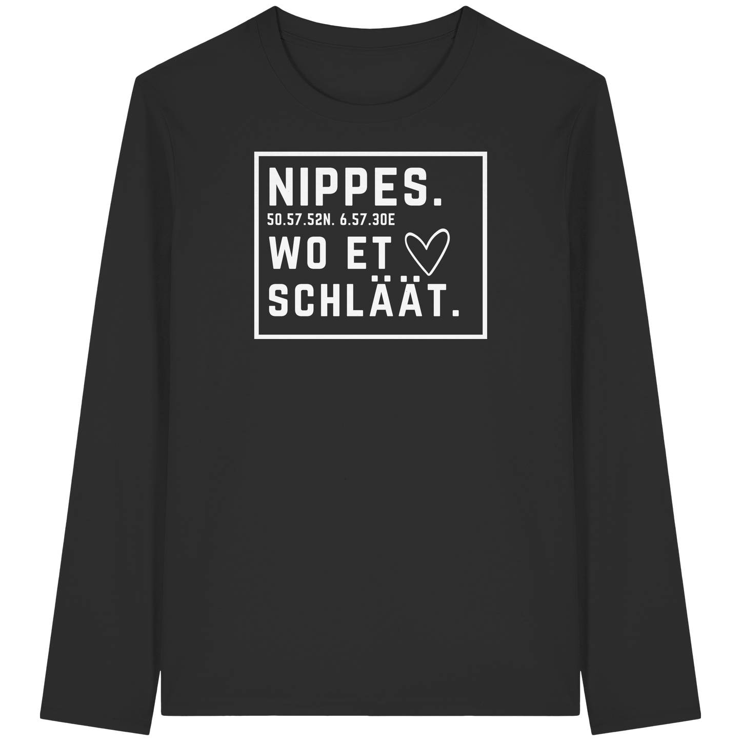 Nippes Hätz Druck - Organic Longsleeve T-Shirt