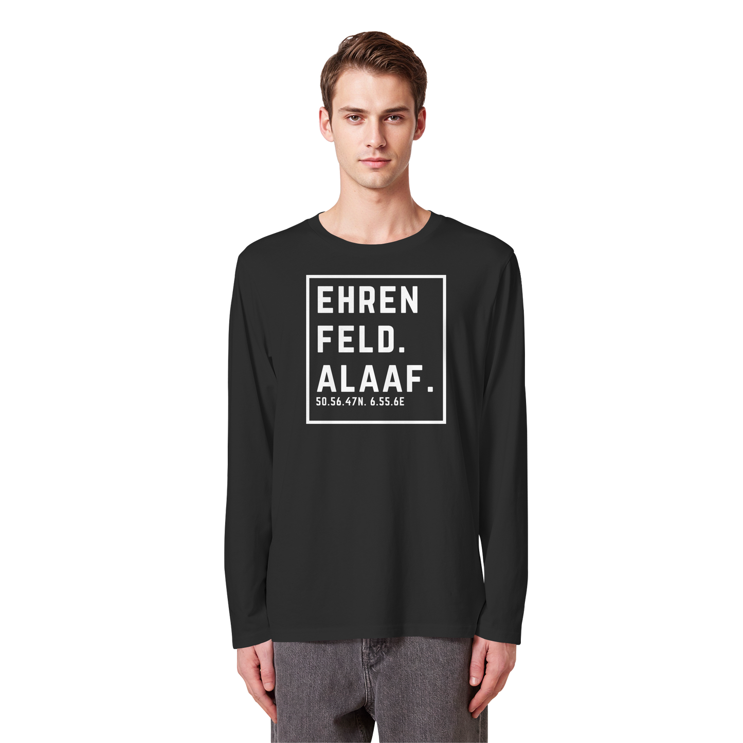 Ehrenfeld Alaaf Druck - Organic Longsleeve T-Shirt