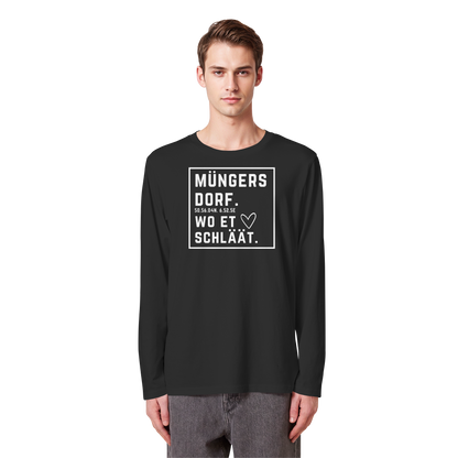 Müngersdorf Hätz Druck - Organic Longsleeve T-Shirt