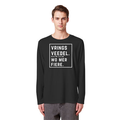 Vringsveedel Fiere Druck - Organic Longsleeve T-Shirt
