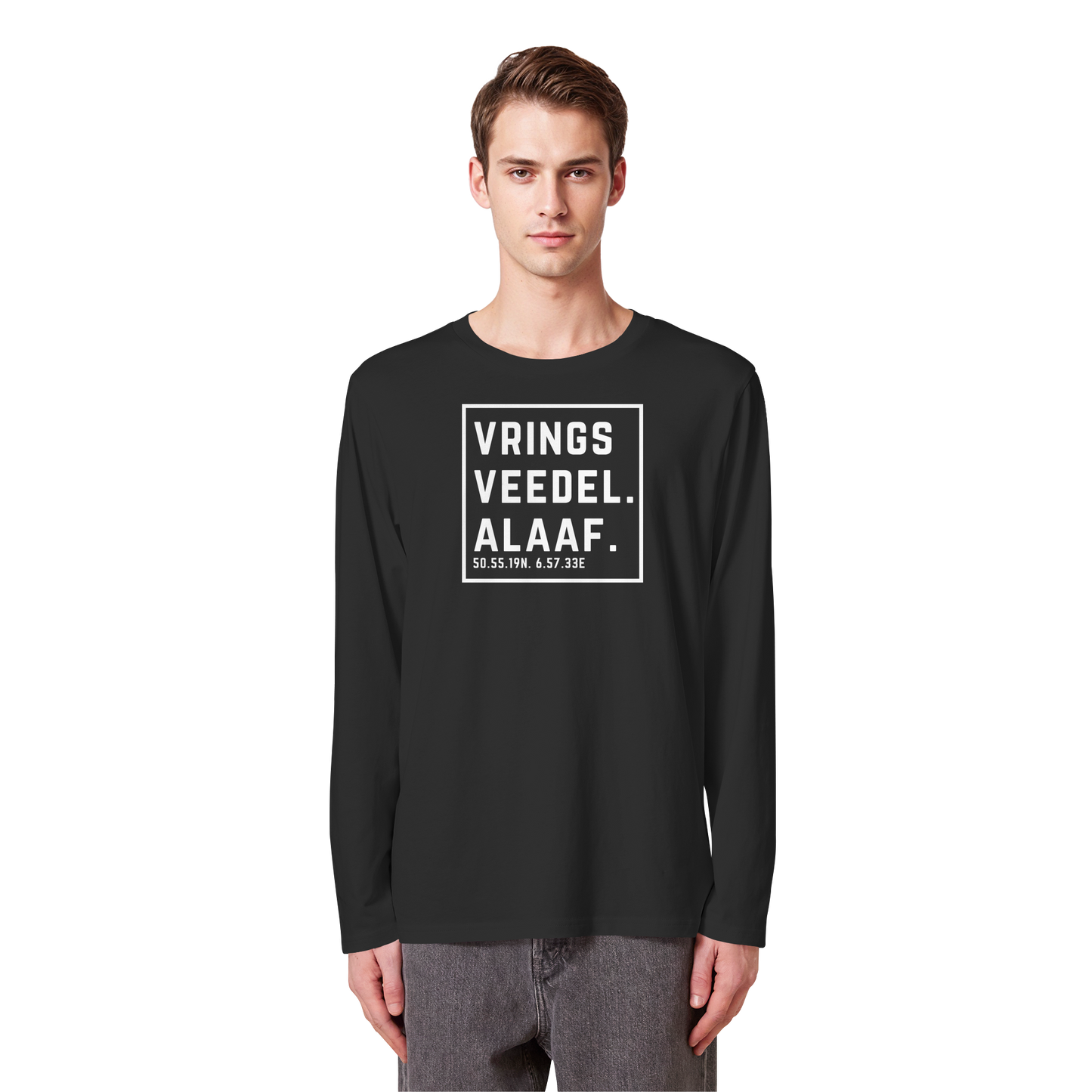 Vringsveedel Alaaf Druck - Organic Longsleeve T-Shirt