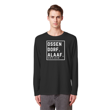 Ossendorf Alaaf Druck - Organic Longsleeve T-Shirt