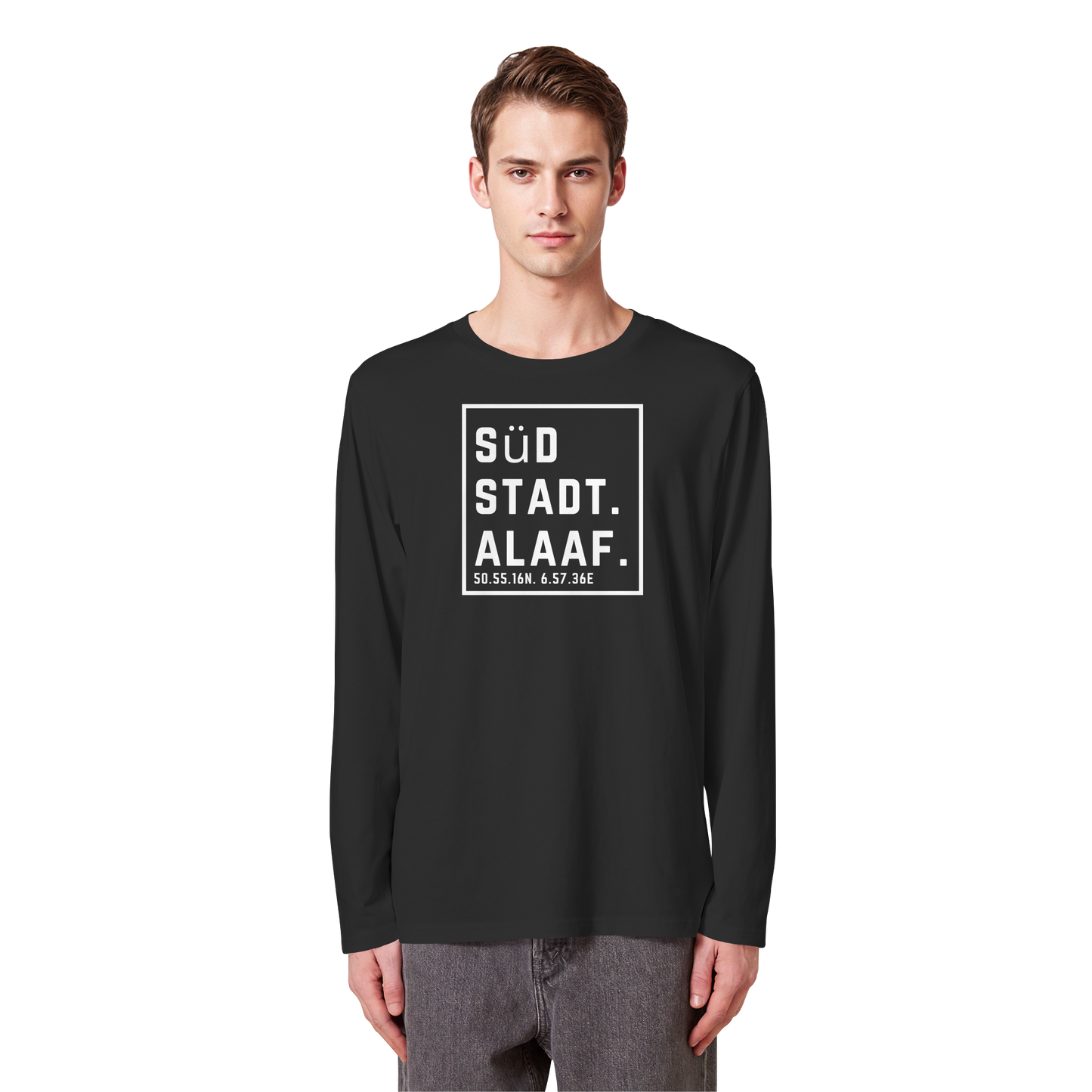 Südstadt Alaaf Druck - Organic Longsleeve T-Shirt