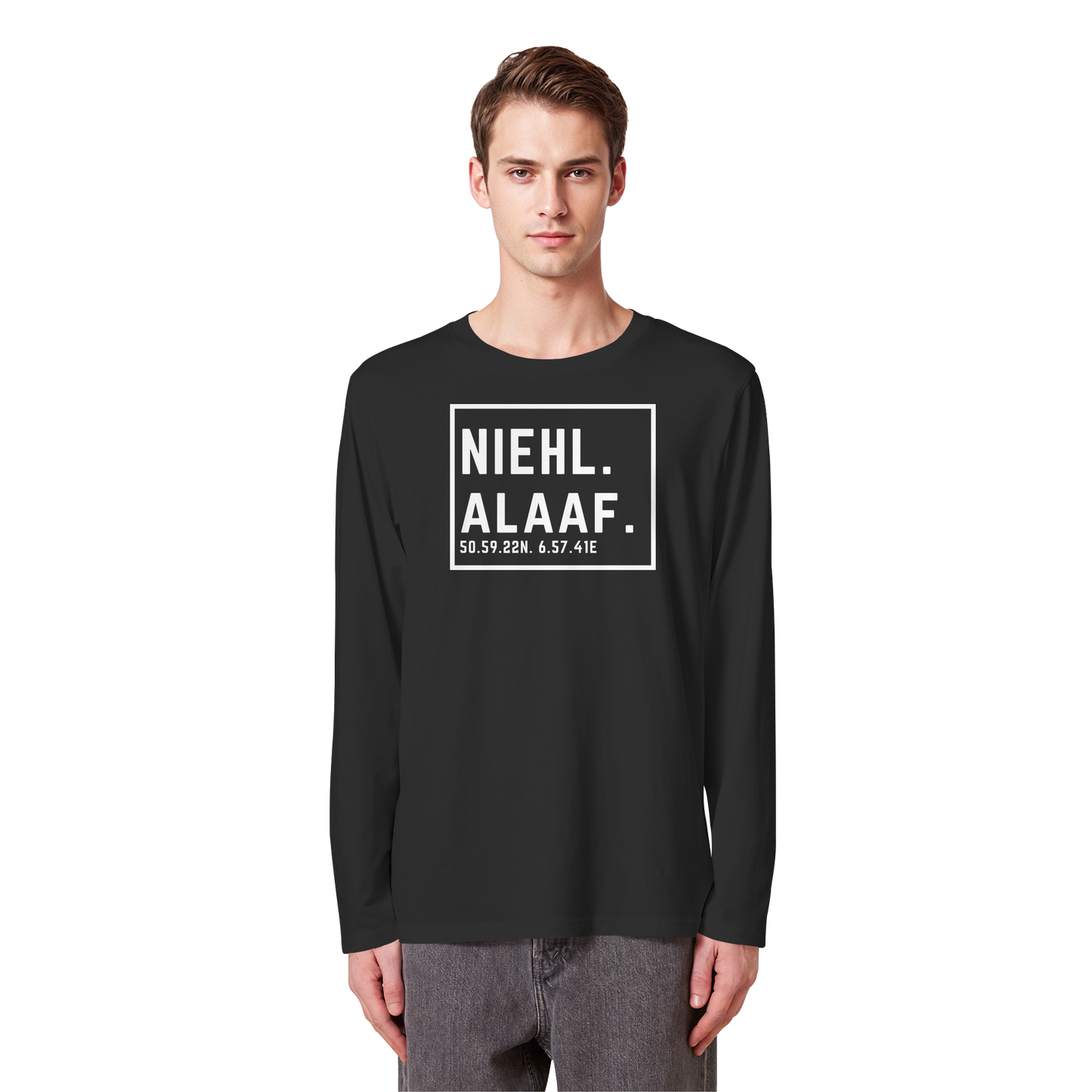 Niehl Alaaf Druck - Organic Longsleeve T-Shirt