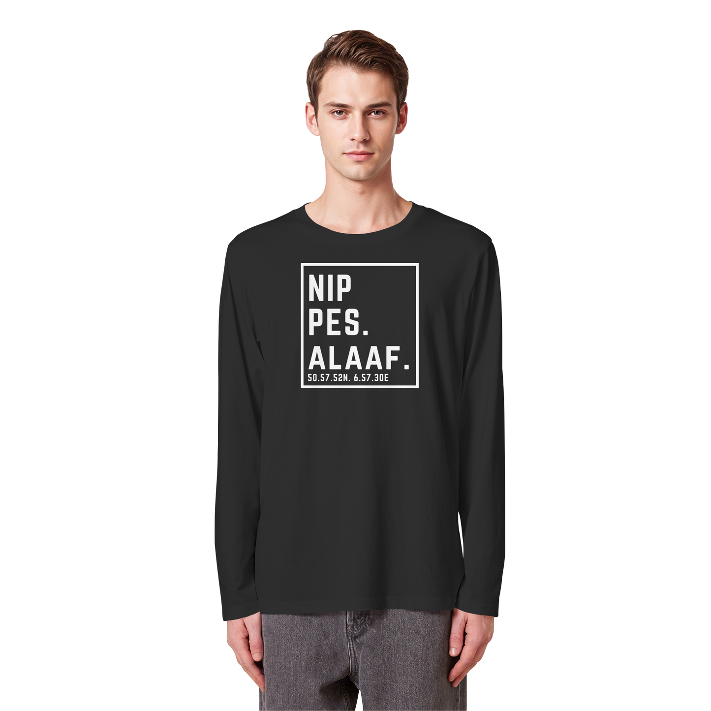 Nippes Alaaf Druck  - Organic Longsleeve T-Shirt