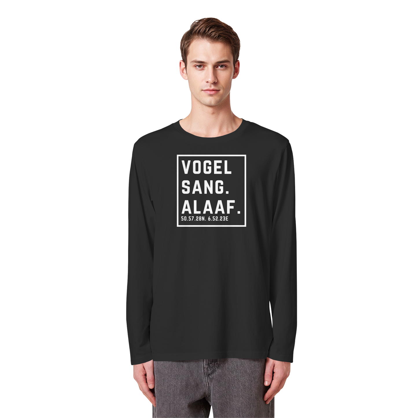 Vogelsang Alaaf Druck - Organic Longsleeve T-Shirt
