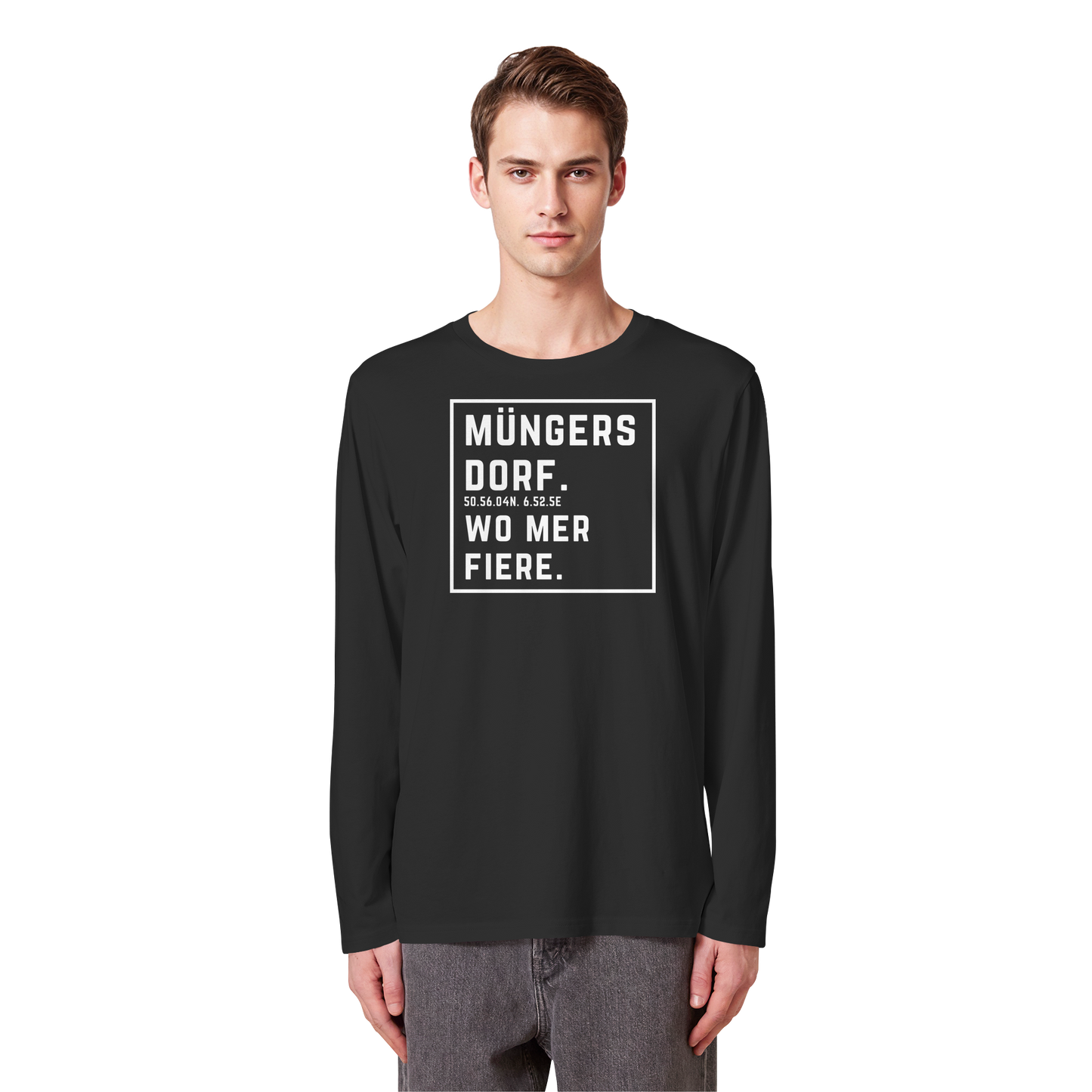 Müngersdorf Fiere Druck - Organic Longsleeve T-Shirt