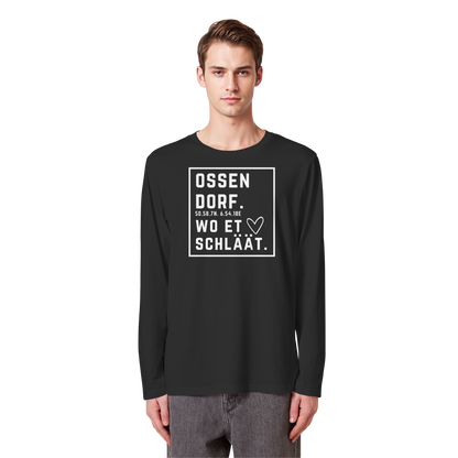 Ossendorf Hätz Druck - Organic Longsleeve T-Shirt