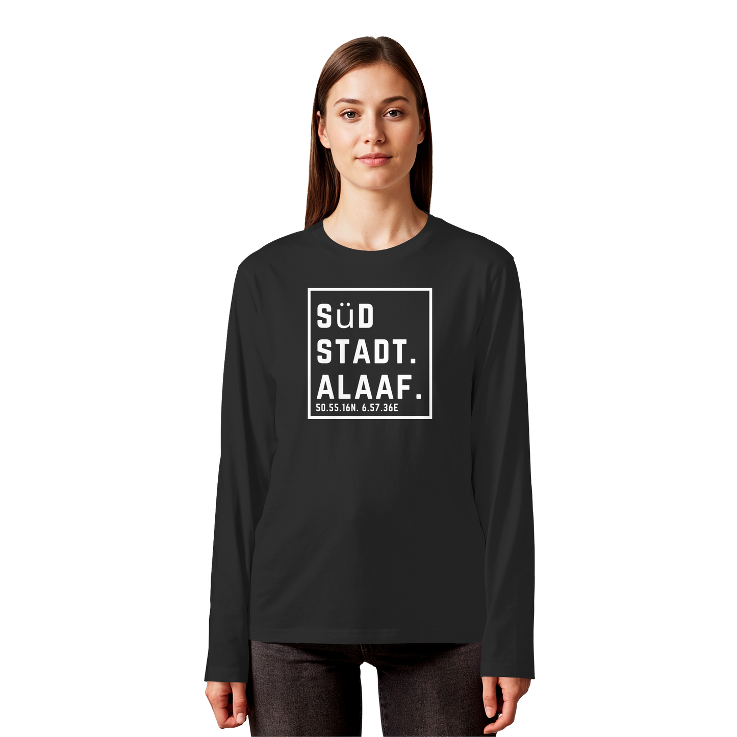 Südstadt Alaaf Druck - Organic Longsleeve T-Shirt