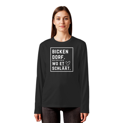 Bickendorf Hätz Druck - Organic Longsleeve T-Shirt