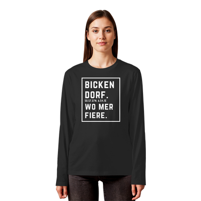 Bickendorf Fiere Druck - Organic Longsleeve T-Shirt