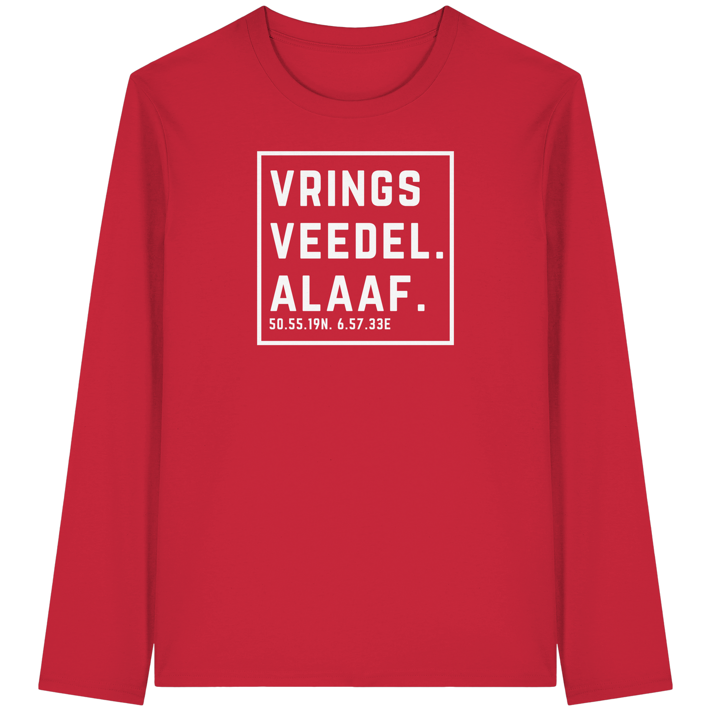 Vringsveedel Alaaf Druck - Organic Longsleeve T-Shirt
