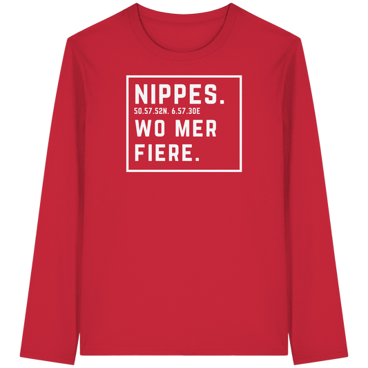 Nippes Fiere Druck - Organic Longsleeve T-Shirt