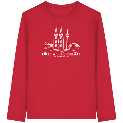 Skyline Hätz Druck  - Organic Longsleeve T-Shirt