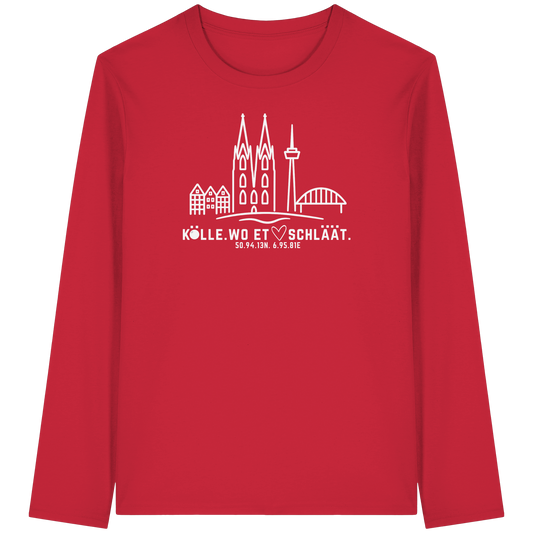 Skyline Hätz Druck  - Organic Longsleeve T-Shirt