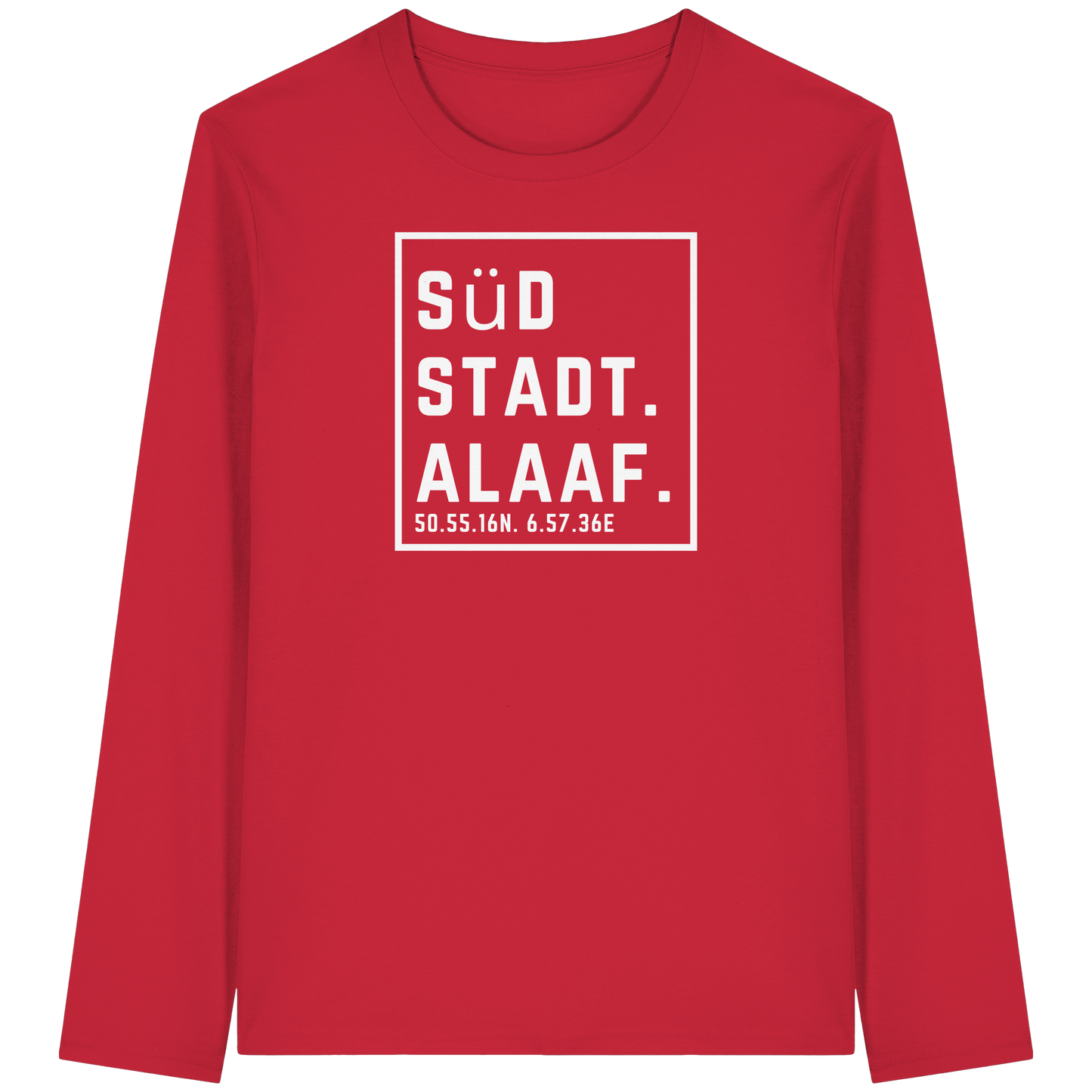 Südstadt Alaaf Druck - Organic Longsleeve T-Shirt