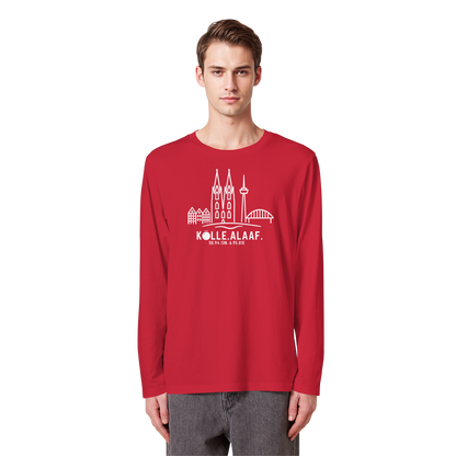 Skyline Alaaf Druck - Organic Longsleeve T-Shirt
