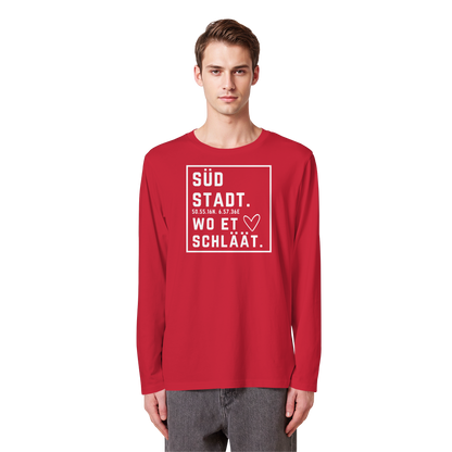 Südstadt Hätz Druck - Organic Longsleeve T-Shirt