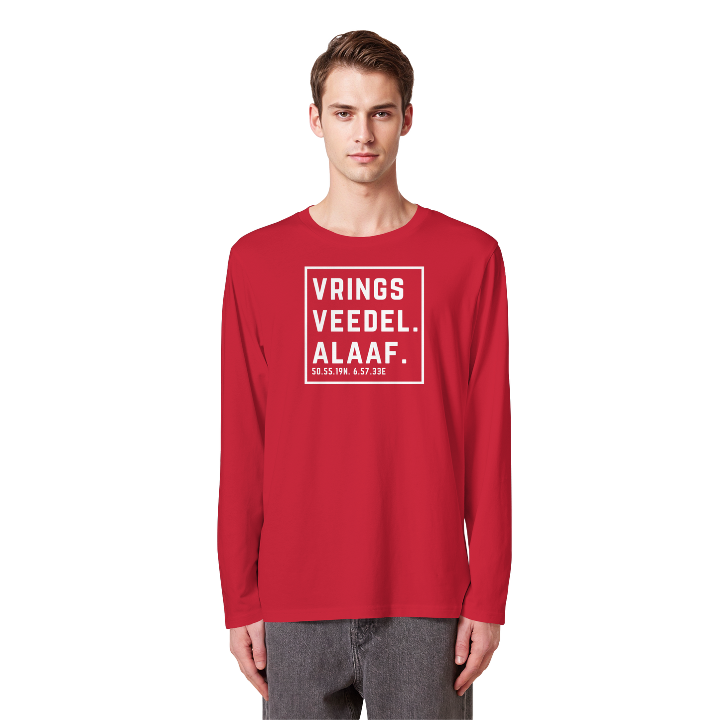 Vringsveedel Alaaf Druck - Organic Longsleeve T-Shirt