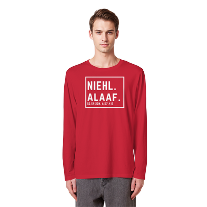 Niehl Alaaf Druck - Organic Longsleeve T-Shirt